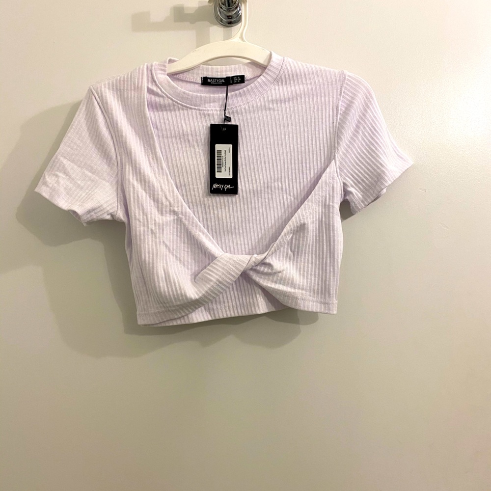 White crop top